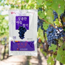 상큼한 영동 포도 착즙 싱싱 아침향기씨 포도씨착즙100% 원액 머루포도즙 120ml x 30포 천연 생포도즙 영동포도 액기스, 30개