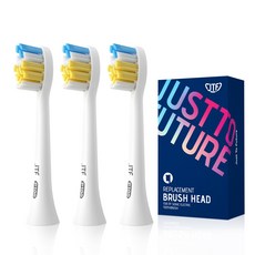 JTF P100 음파 전동칫솔 가성비 칫솔 분당 5만회 진동 USB C타입 충전 60일사용 5가지 모드 IPX7 방수등급 99g 가벼운 무게 거치대 증정 듀폰사칫솔모 6개포함, P100 칫솔모(스탠다드), 1개