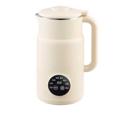 두유기 콩물제조기 전자동 믹스기 분쇄기 가정용, 밀크티 화이트 1300ML 14엽