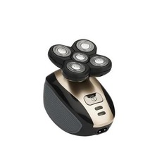 5 블레이드 전기 4d 플로팅 다기능 면도기 헤어 매직 비어드 나이프, 01 Gold1800standalone, 1.골드 1800 독립형