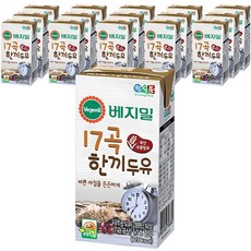 베지밀 17곡 한끼두유, 100ml, 16개