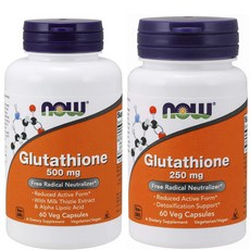 나우푸드 글루타치온 60정 리듀스드 500mg Glutathion 2종택1, Glutathione 500 mg