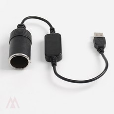 901M USB전원 시거잭 승압 케이블 시거잭변환기, 1개