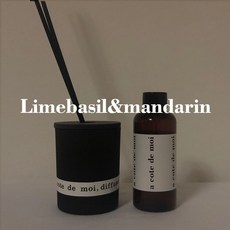 모이 디퓨저100ml 라임바질앤만다린 조말론타입 방향제, 블랙