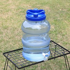 국산 수도꼭지 대용량물통 25L 생수통 캠핑물통 매실통, 1개