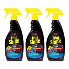 Stoner Car Care 92034-3PK 트림 샤인 비닐 및 플라스틱 스프레이 보호 코팅 자동차 내부 및 외부용 OEM 마감 및 색상 복원 변색 방지 650ml(22온, 22 Fl Oz (Pack of 3)
