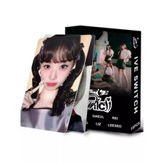 IVE 아이브 포카 포토카드 55장 비공굿 장원영 안유진, SWITCH 블랙 A형 해야
