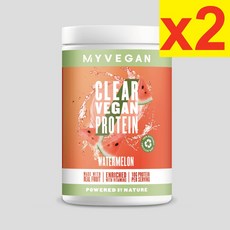 [영국정품] 40서빙 2통 마이프로틴 클리어 비건 프로틴 워터메론 수박맛 Clear Vegan Protein