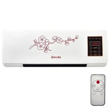 침실 욕실 가정용 미니 스크린 주방용 벽걸이 전기 히터 냉풍 터치 에어컨 공기 냉각기 기숙사 1800W, EU Plug