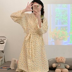 러브핑코 러블리 홈웨어 샤워가운