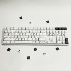 타닥 애플 레트로 한무무 기계식 키보드 XDA PBT 염료승화 127키 키캡, 영문