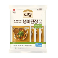 백설 다담 냉이된장 찌개양념