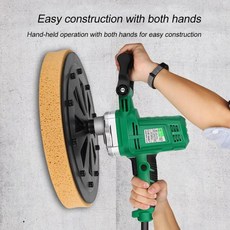 220V 휴대용 전기 콘크리트 에폭시 시멘트 모르타르 흙손 벽 스폰지 플레이트와 연마 기계를 부드럽게, 01 CHINA