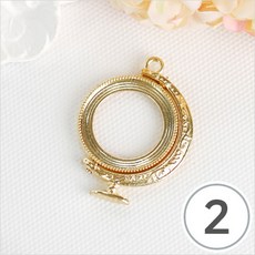 파스텔크래프트 RSF-93 *레진아트용 회전지구본 프레임 3.2x4.1cm(2개입)