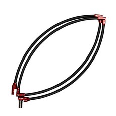 두랄루민 뜰채프레임 듀랄루민 후레임 뜰채헤드 접이식 바다뜰채 수제경심망 KATOP 도도한낚시 고급형 50cm, KATOP 두랄루민 뜰채프레임(블랙레드), 50cm프레임