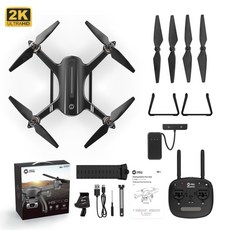 드론 Holy Stone hs700d gps 4k profesional brushless 5g 800m wifi fpv with camera hd 2k rc 1km, 협력사, 블랙 2k