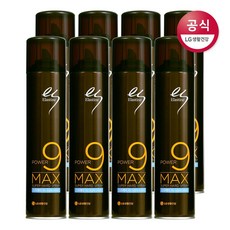 엘라스틴 엘라스틴 파워나인 맥스 수퍼하드 스프레이 280ml x8개, 사방넷 옵션, free