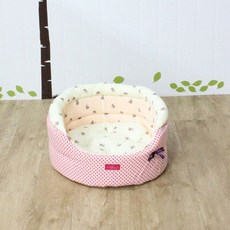 남다름 강아지 큐티 쿠션 원하우스 연핑크, 소
