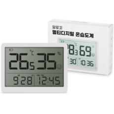 알로꼬 디지털 멀티 온습도계 TH-CLK 건전지포함, 3개