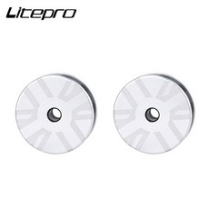 스포츠 Litepro 알루미늄 합금 1-6 스피드 리어 다이얼 브롬톤 텐셔너 체인 서포터 용 변속기 안정기 프레 서, 02 1pair silver wheels