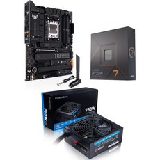 INDRAL Micro Center AMD Ryzen 7 7700X 데스크톱 프로세서 번들ASUS TUF Gaming X670EPLUS WiFi ATX 마더보드 및 파워스펙 7 - 7700x