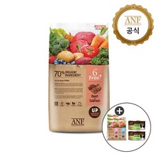 [공식] ANF 식스프리 플러스 강아지 사료 모음 (1.8kg 5.6kg 소고기/연어 양고기/쌀 연어흰살생선 오리/연어), ANF독 캔 랜덤2개+ANF독 샘플5개, ANF 독 식스프리 플러스 소고기/연어 5.6kg