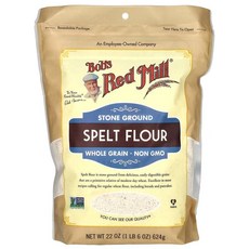 밥스 레드밀 스펠트 밀가루 통밀 624g Bobs Red Mill Spelt Flour Whole Grain