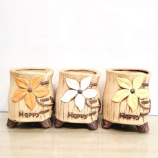 행복한꽃그릇다육이화분