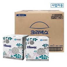 크리넥스 0207161 부띠끄 미용티슈 100매(2겹) 36각 한박스, 1box, 36개입