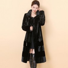 밍크 모피 겨울 수입 코트 여성 숙녀 밍크 모피 코트 여성용 전체 밍크 및
