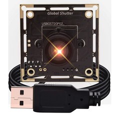 Arducam 2MP 글로벌 셔터 USB 카메라 50fps OV2311 모노크롬 UVC 웹캠 모듈 저왜곡 M12 렌즈 마이크 없, 02 120fps