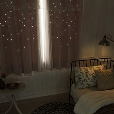 디망쉬암막레이스커튼창문세트