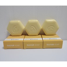 유황 비누 미용비누 올인원 비누 Y존 청결비누 암냄새 노인냄새 냄새제거 비누, 100g, 3개
