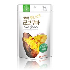 강아지고구마 애견간식 말랭이 훈련용 미니큐브간식 집사 헤어볼제거 외출, 1개, 300g