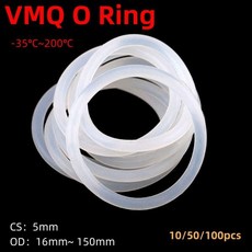 냉장고 가스켓 1050100 e, 16) OD 21mm - 10pcs-CS 5mm, 없음