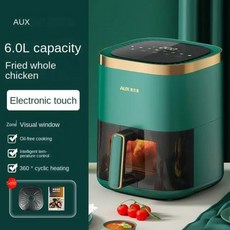 AXA 에어 프라이어 2023 모델 올인원 오븐 스마트 자동 프라이 다기능 오일 요리 없음 220V, 41) 6L Electronic touchB - KR