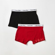 캘빈클라인 캘빈 남아 코튼 트렁크 박서 팬티 2PACK B700209-0KS
