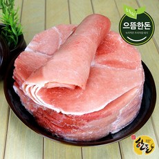 [으뜸한돈] 국내산 한돈 뒷다리살 (불고기용) 300g 냉동, 1개