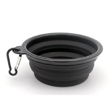 접이식 휴대용 실리콘 먹이 공급기 그릇 애완 동물 디펜서 야외, 1개, A.1000ML