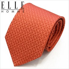 [ELLE HOMME] 엘르옴므 실크넥타이 - 머슬 오렌지 8cm