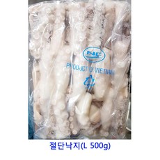 [C.P] 업소용 식자재 절단낙지(L 500g) 호래기 낙지 세발낙지 낙지가격 산낙지가격 손질낙지 목포세발낙지 낙지호롱구이 뻘낙지 활낙지 낙지호롱 절단낙지 냉동낙지 산낙지, 단일상품