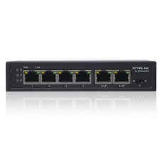 [유비큐넷] STARLINK SL-POE5604DT [스위칭허브/6포트/100Mbps/PoE+] - sl-300l8(poe)