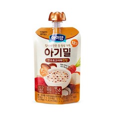 일동후디스 아이얌 아기밀 한우 표고 야채 진밥 100g, 1개 - 후디스이유식