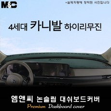 2022년 4세대 카니발 하이리무진 대쉬보드커버 [벨벳-부직포-스웨이드], 부직포+테두리 블랙, 센터스피커-있음