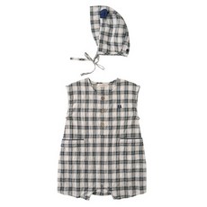 [AK PLAZA] [밍크뮤]NY)쁘띠멀티체크우주복SET34312-601-02