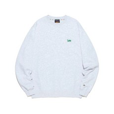 LEE 스몰 트위치 맨투맨 라이트 그레이