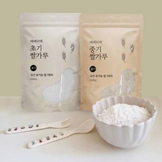 베베모메 유기농 쌀가루 에어밀 400g, 초기 쌀가루 3팩, 1개