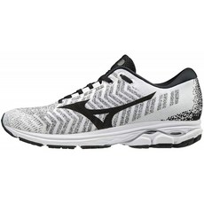 미즈노 웨이브 라이더 Waveknit 3 운동화-47 EU 블랙