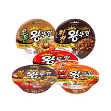 팔도 왕뚜껑4개+김치4개+짬뽕4개+짜장3개+우동3개 18개, 1세트