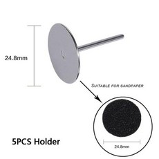 각질제거기 발각질제거 발뒤꿈치 TP 교체 가능한 사포 디스크 큐티클 제거 전기 발 파일용 굳은살 단단한 각질 페디큐어 도구, 4.5pcs holder only, 1개